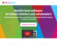 Tablet Screenshot of blindmatrix.com