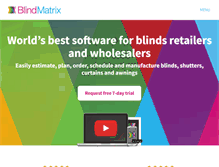 Tablet Screenshot of blindmatrix.co.uk